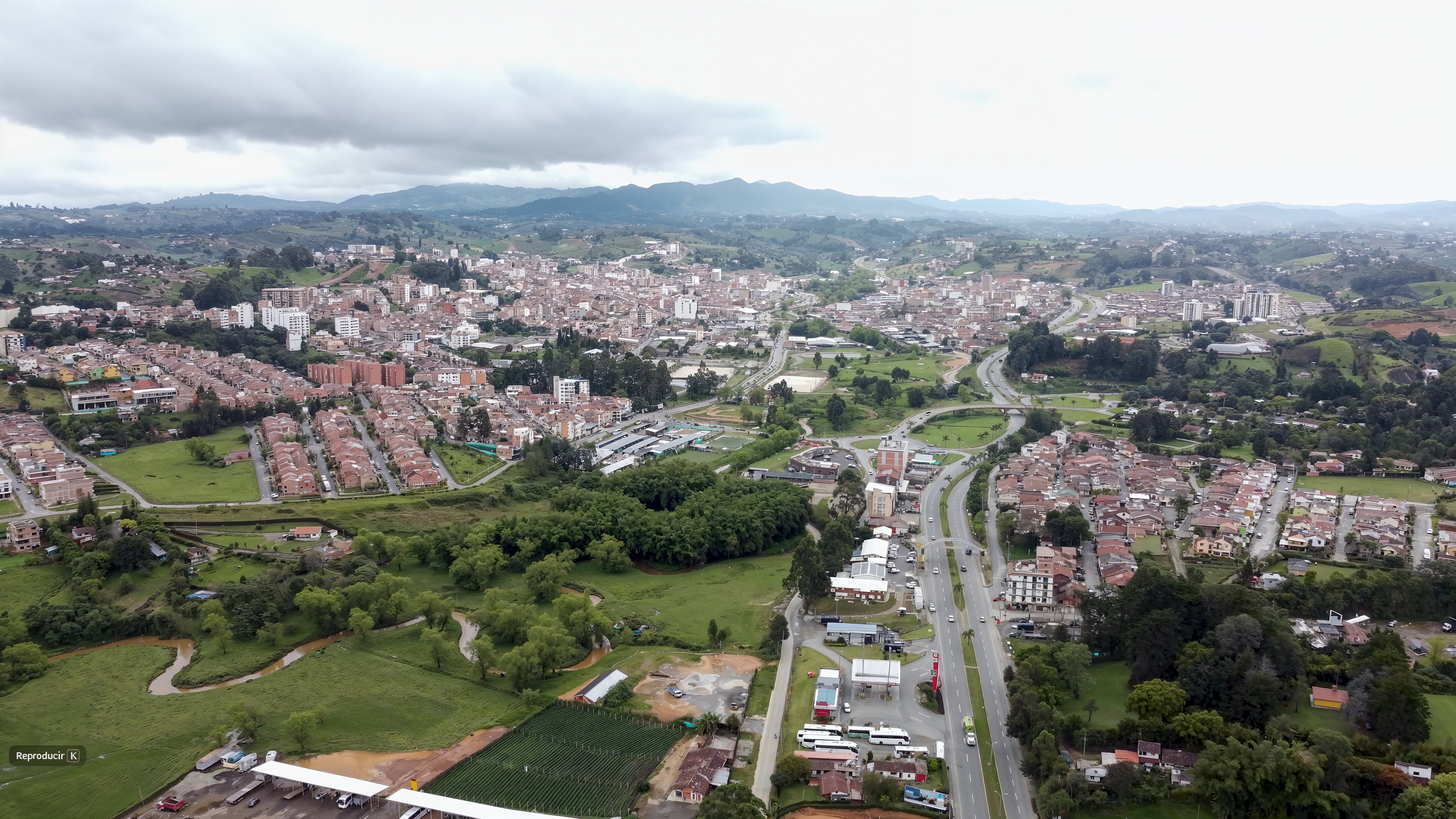 Vista panorámica de Marinilla, Antioquia